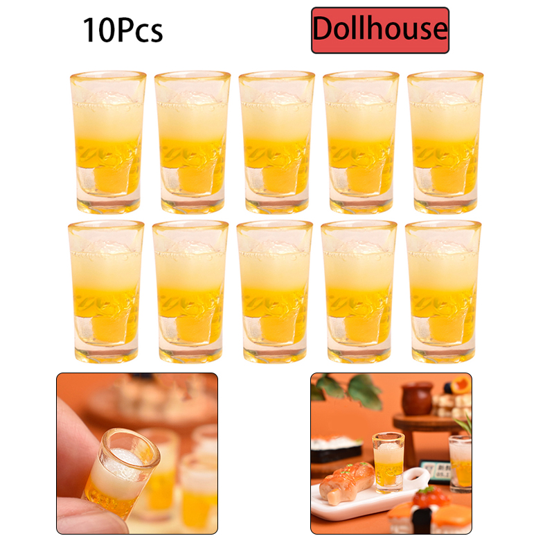 Wine With Beer - 10pcs Miniature Toy Kitchen Beer Drinking