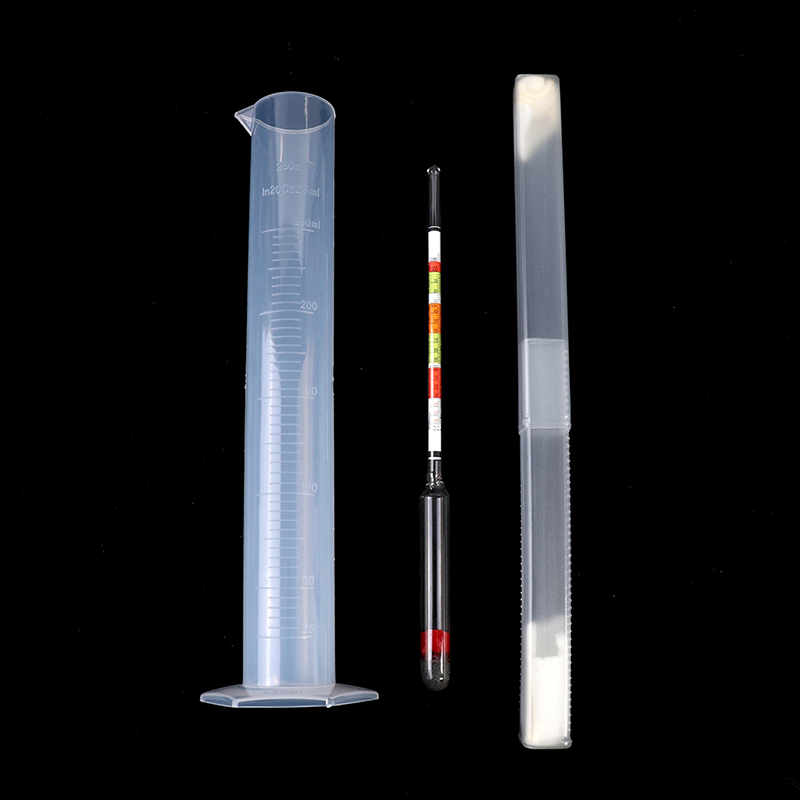 Wine Beer And Cider - 3Pcs/set Triple Scale Hydrometer For Home
