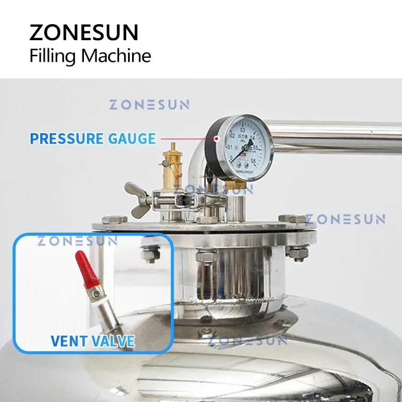 Wine With Beer - ZONESUN Carbonated Drinks Isobaric Filling Machine