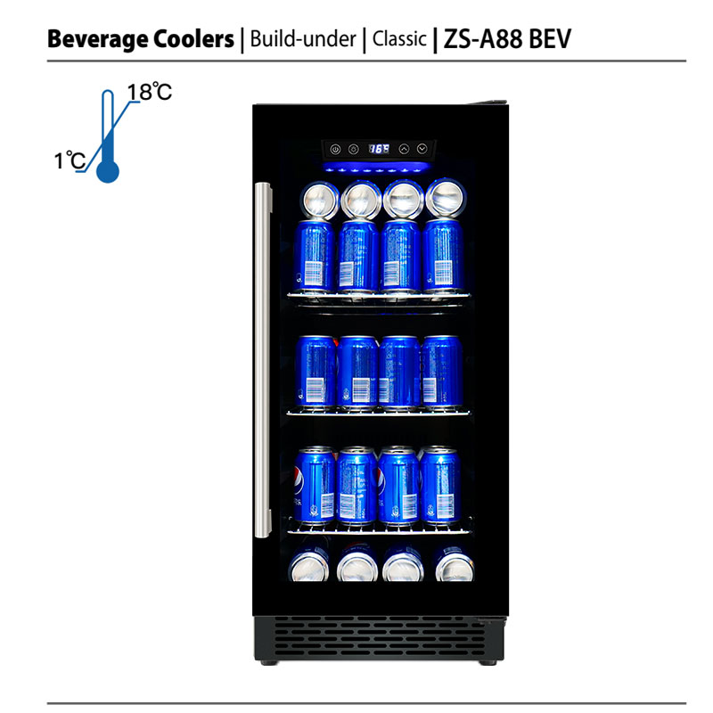 Oem Small Drink Bar Fridge Cus - Wine Beer Fridge Dual Zone recension och pris