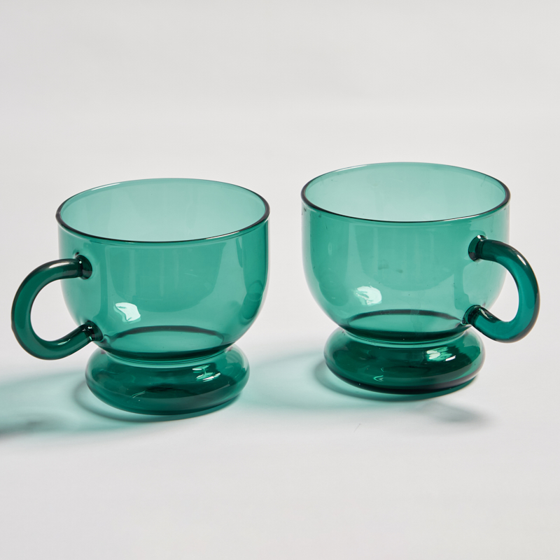 2PC Nordic glass coffee cup mi - Wine Beer House recension och pris