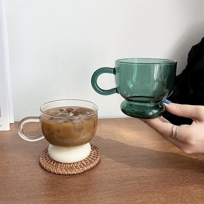 2PC Nordic glass coffee cup mi - Wine Beer House recension och pris
