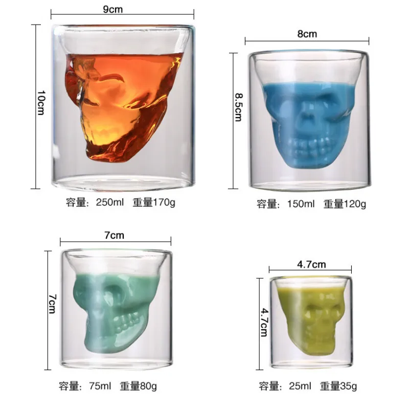 Double-layered Transparent Sku - Wine Beer Vodka Europe recension och pris