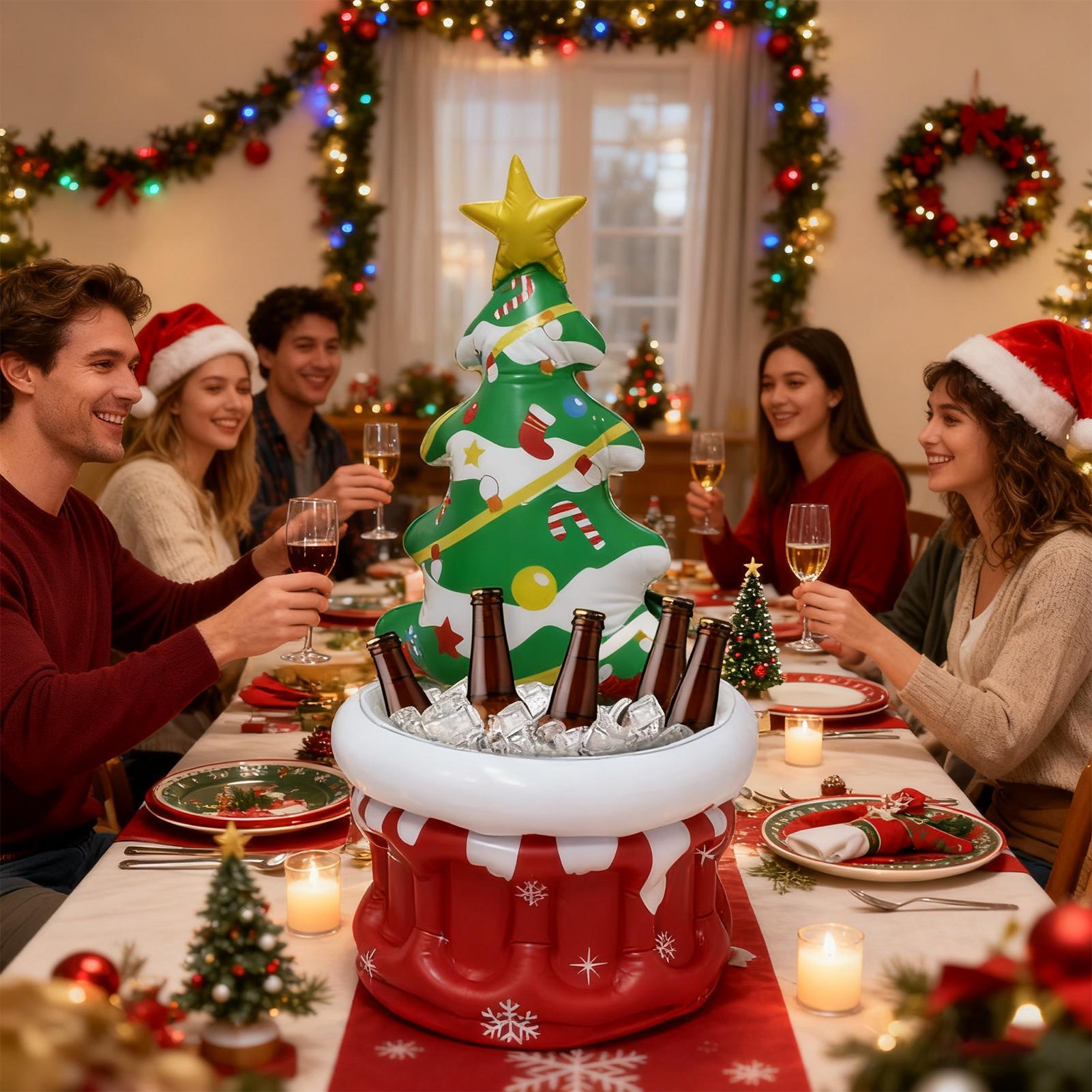 Inflatable Cooler Christmas Tr - Beer And Wine Festival recension och pris