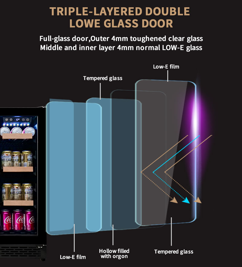 Double Door Undercounter Wine  - Wine And Beer Undercounter Fridge recension och pris