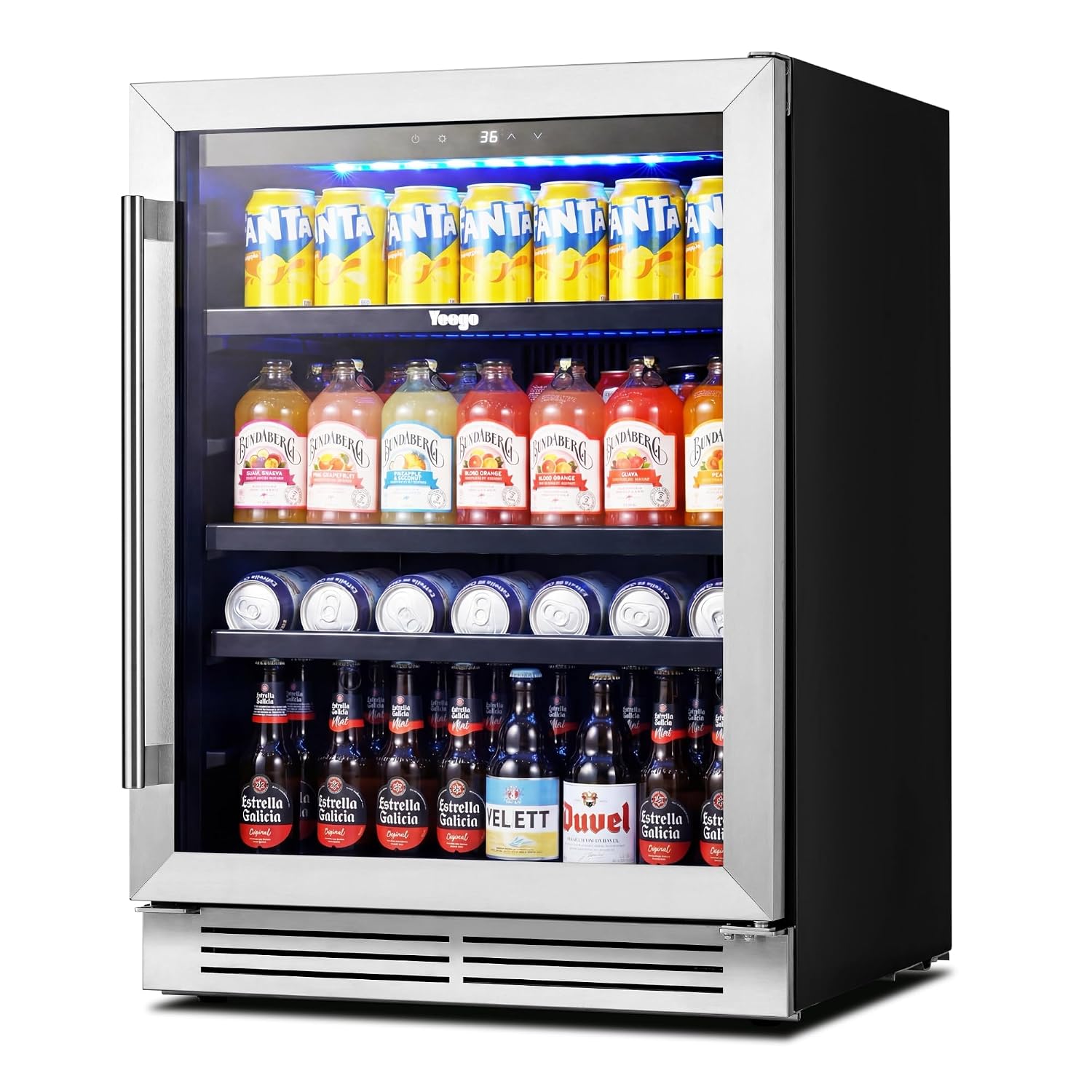 24 Inch Beverage Cooler Fridge - Wine And Beer Undercounter Fridge recension och pris