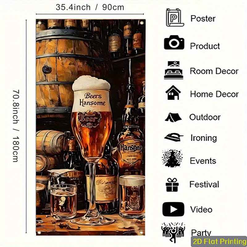 1 piece of 2D flat billboard b - Wine Beer House recension och pris