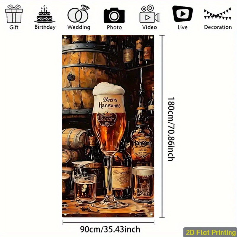 1 piece of 2D flat billboard b - Wine Beer House recension och pris