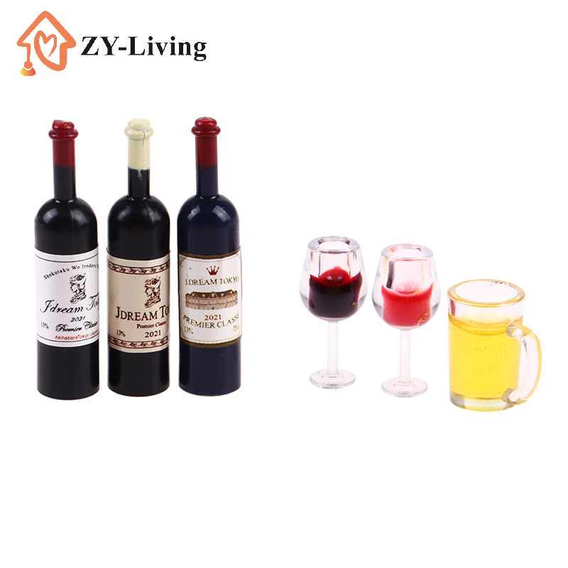 5Pcs 1:12 Dollhouse Miniature  - Wine Beer House recension och pris