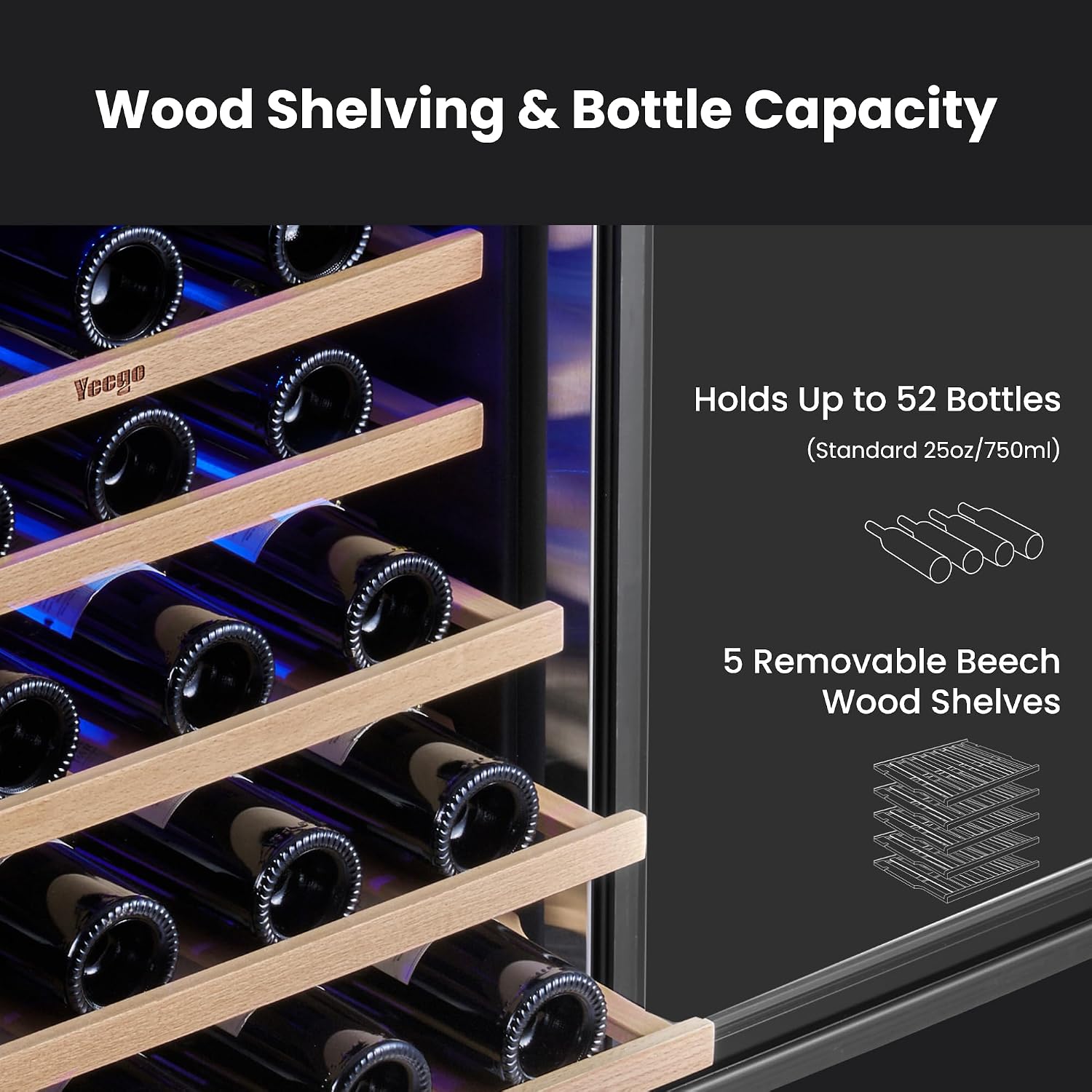 Yeego Wine Fridge Cooler - 24  - Wine And Beer Undercounter Fridge recension och pris