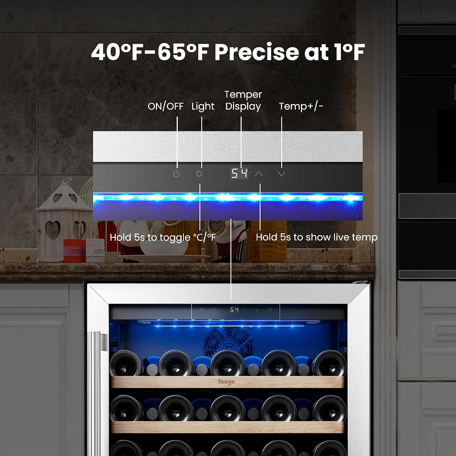 Yeego Wine Fridge Cooler - 24  - Wine And Beer Undercounter Fridge recension och pris